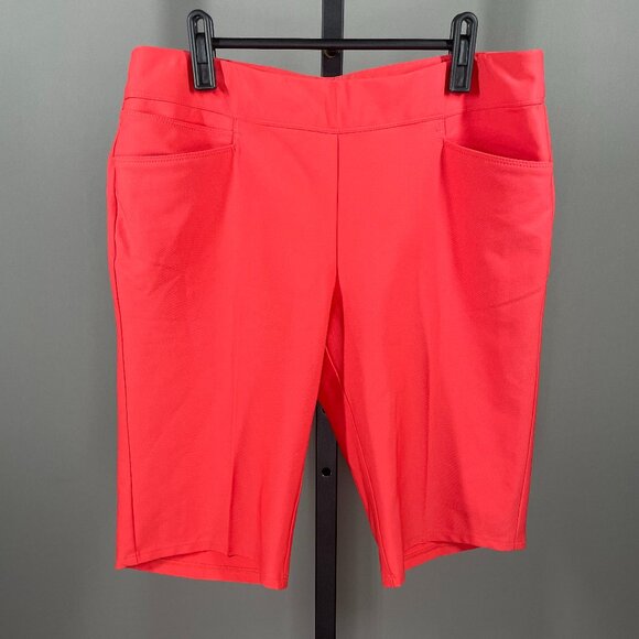 adidas Pants - NEW Adidas Shorts Womens Medium coral pink bermuda adistar athletic